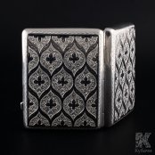 Серебряный портсигар Сноб
